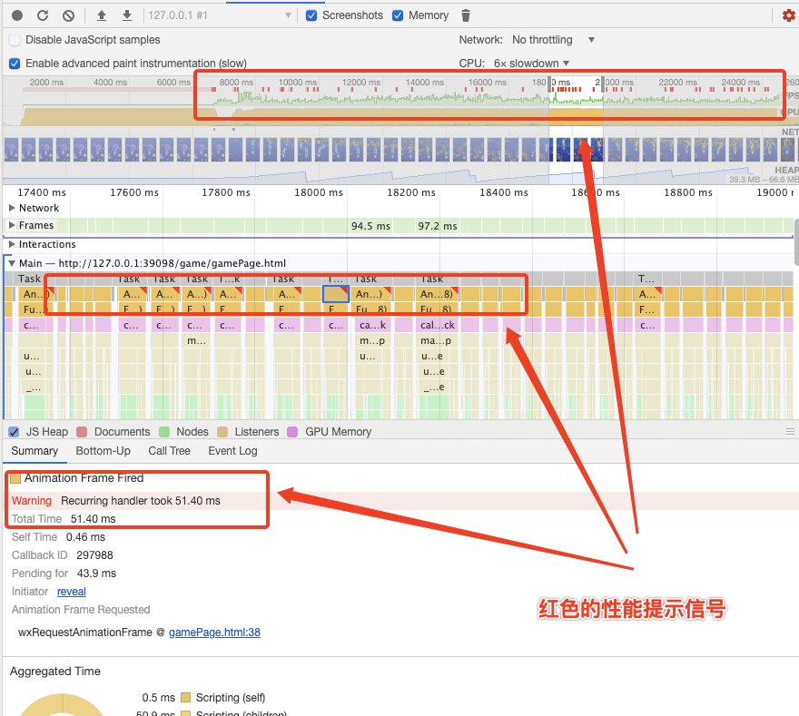 cocos creator Recurring handler警告